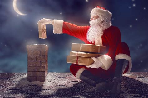 Fond Décran Père Noël Xmas Wallpaper Santa Claus