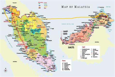Malasia Estados Mapa Malasia Mapa Hd Sur Este De Asia Asia