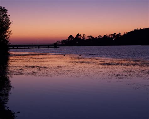 Lake Miramar Sunset 1 Photograph By Jeremy Mckay