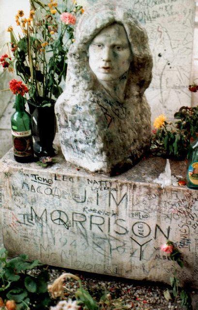 Jim Morrisons Grave Père Lachaise Cemetery Paris Jim Morrison