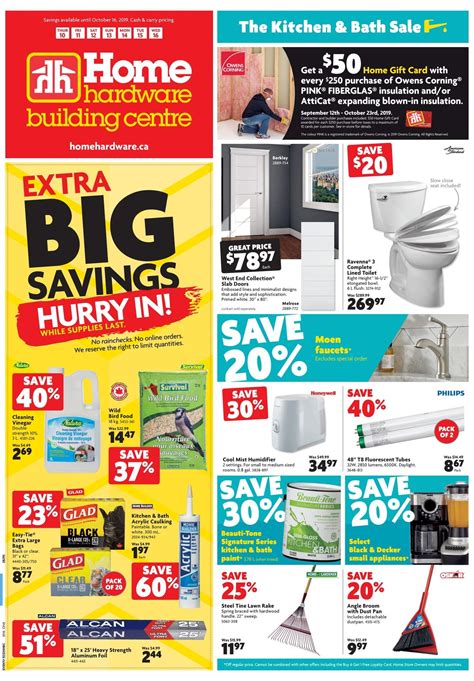Check spelling or type a new query. Home Hardware Building Centre (ON) Flyer October 10 to 16
