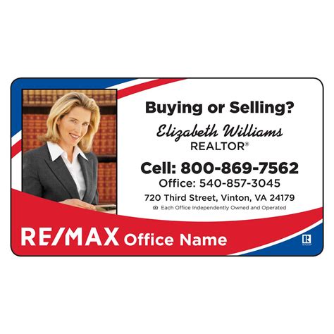 Once i'm home, they smell a bit like pastrami, and have a few brie stains, but they're basically good to go. RE/MAX Magnetic Business Card | Magnets USA®