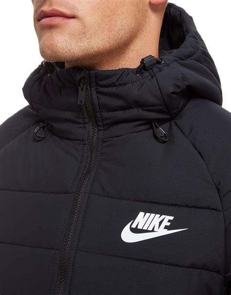 Lyst Nike Sportswear Hooded Down Jacket In Black For Men
