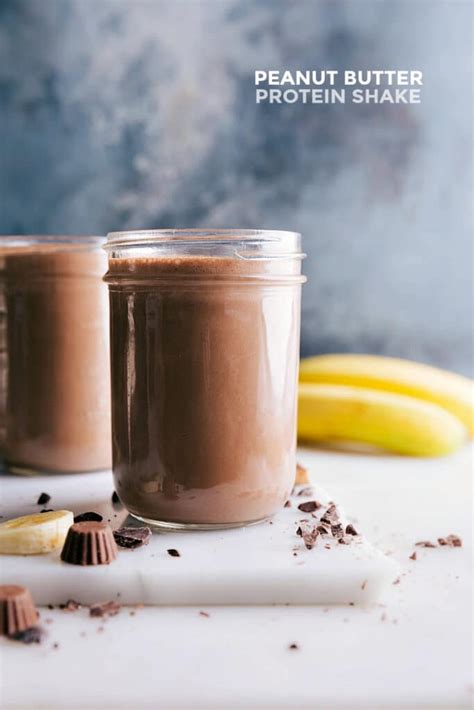 Peanut Butter Protein Shake Chelseas Messy Apron
