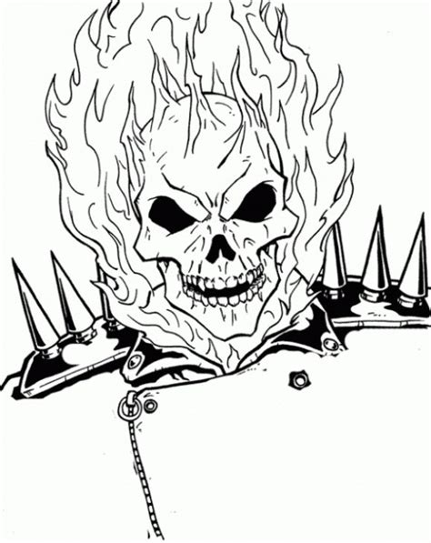 Free Ghost Rider Coloring Page Download Free Ghost Rider Coloring Page
