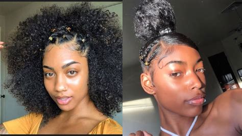 Natural Back To School Hairstyles Curly Compilation 📚💕 Youtube