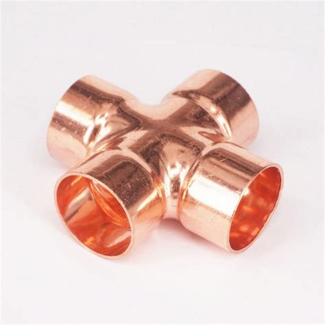 15mm 22mm 28mm 35mm Copper Equal Cross 4 Way Pipe Fitting In Pipe