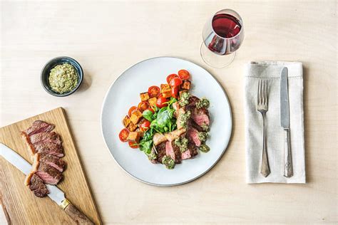 Turn up the heat slightly and add the salt, rice noodles and bbq. Sirloin Steaks Recipe | HelloFresh