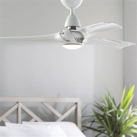 Hunter fan company 59301 aker 36 inch 3 blade 3 speed wooden indoor cooling ceiling fan with light kit, fresh white/natural wood finish (2 pack). Three Posts™ 52" Cairo 3 - Blade LED Propeller Ceiling Fan ...