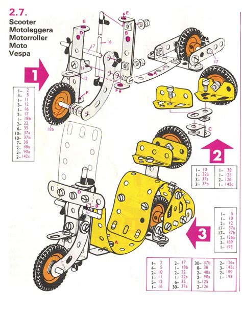 Meccano Plans De La Boite N 2 Set 2 Manuals