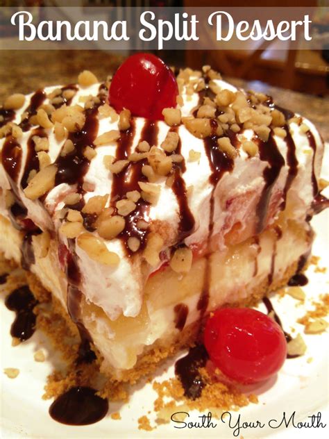 South Your Mouth: Banana Split Dessert