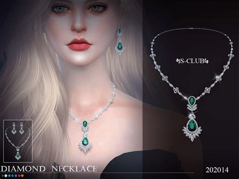 S Club Ts4 Wm Necklace 201921 In 2020 Sims Sims 4 Sims 4 Cc Finds