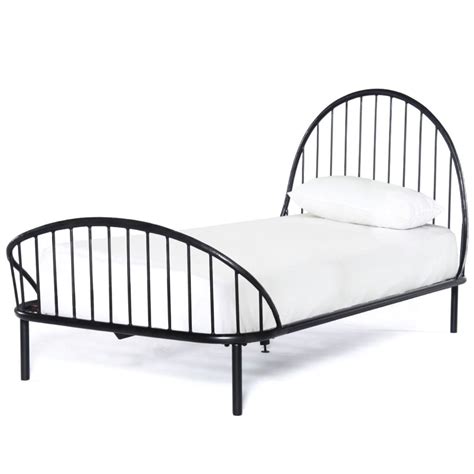 Waverly Twin Iron Platform Bed In 2021 Black Iron Beds Iron Bed