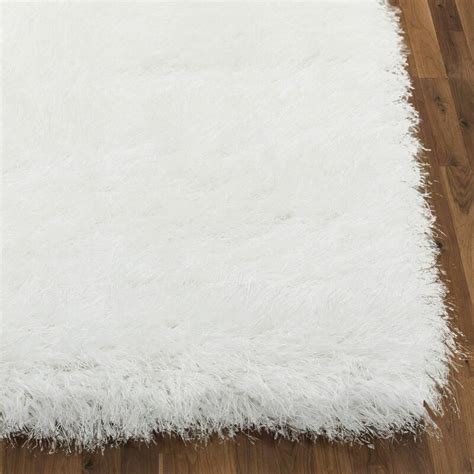 Well Woven Kuki Chie Glam Solid Ultra Soft White Shag Rug And Reviews