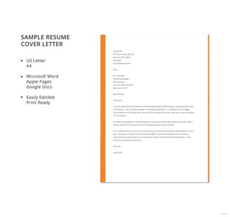 Professionals can use these to create a minimalist and clean aesthetic for free. 54+ Simple Cover Letter Templates - PDF, DOC | Free ...