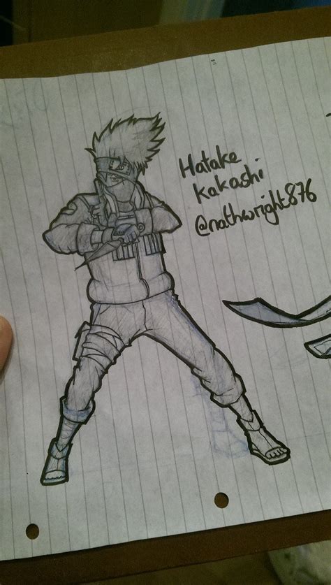 選択した画像 Kakashi Anime Drawing Naruto Characters 307537 Saejospictadi6c