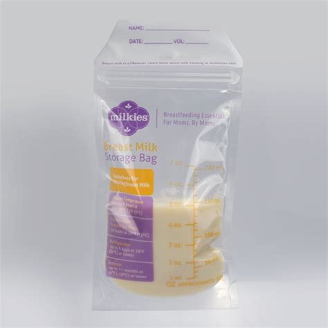 Nuk seal n' go breastmilk 4. Milkies Breast Milk Storage Bags