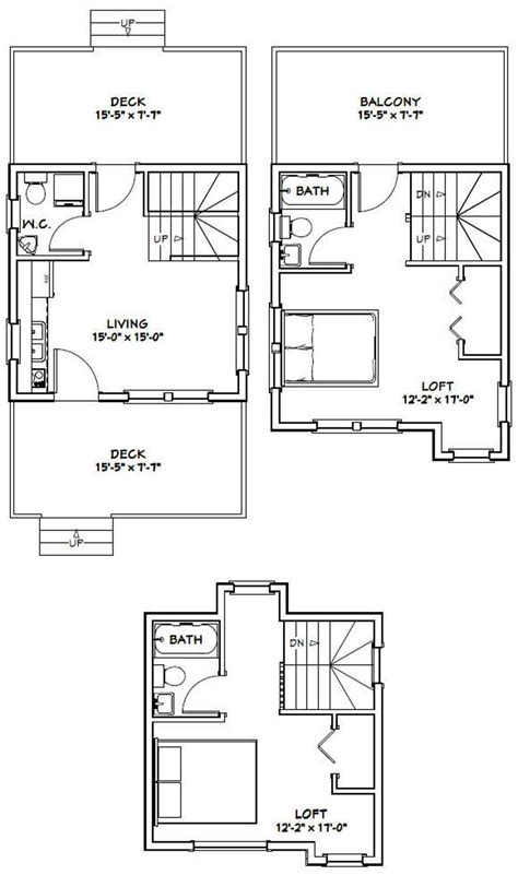 In addition, they're easier to maintain given the lighter expenses and lower energy use. 16x16 House -- 2-Bedroom 2.5-Bath -- 697 sq ft -- PDF ...