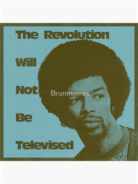 the revolution will not be televised poster for sale by brunosaires redbubble