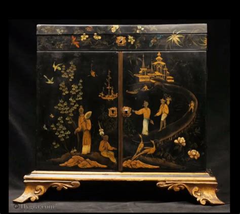 Antique Chinese Furniture Painted Chest Antique Chest Jewelry