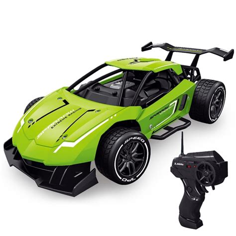 116 Scale Rc Racing Car With Remote Control Built In Rechargeable