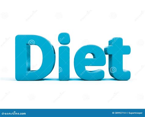3d Word Diet Stock Photo Image 38992714