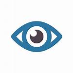 Icon Eye Benefits Button Illustration Vector Gray