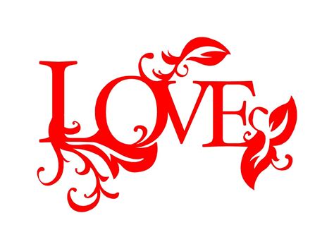 This Love Word Art Decal Is Pretty And Would Look Nice On Your Laptop