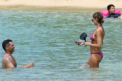Jessica Alba In Purple Bikini In Hawaii July Celebmafia