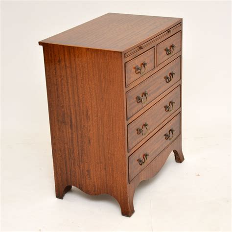 Antique Inlaid Mahogany Bachelors Chest Of Drawers Marylebone Antiques