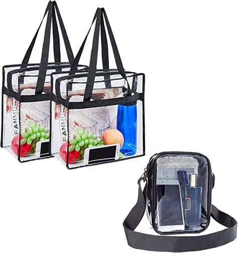 Stadium Approved Clear Tote Bag Sturdy Pvc Construction