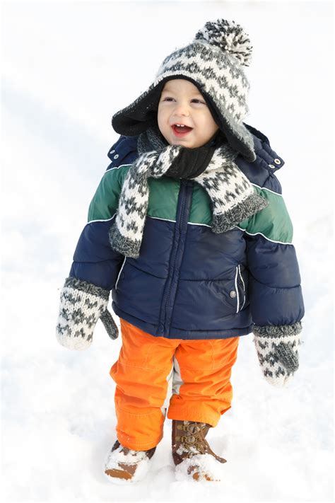 Smiling Boy In Winter Free Stock Photo Public Domain Pictures