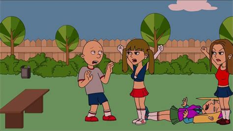Classic Caillou Punches Natalie In The Facegrounded Youtube