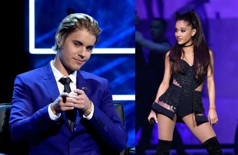 Justin Bieber Surprises Ariana Grande On Stage But Just Cant Seem To