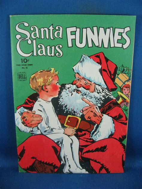 Four Color 61 Santa Claus Funnies Vf Nm Walt Kelly 1944 Comic Books Golden Age Dell