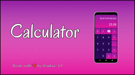 Github Nakul 19calculator Android Calculator App Using Mvvm