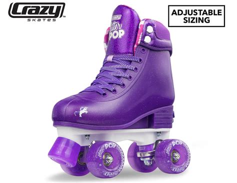 Crazy Skates Glitter Pop Size Adjustable Roller Skates Purple Catch