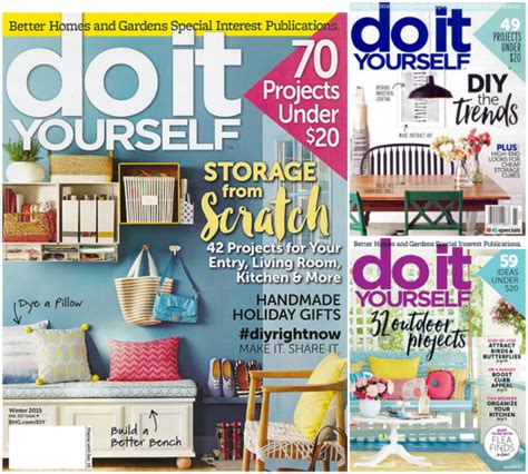 Do It Yourself Magazine Just 999 Per Year Through Monday