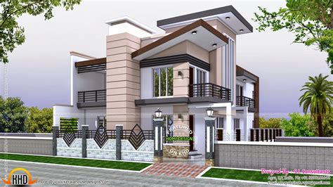 Indian Home Modern Style Kerala Home Design And Floor Plans 8000