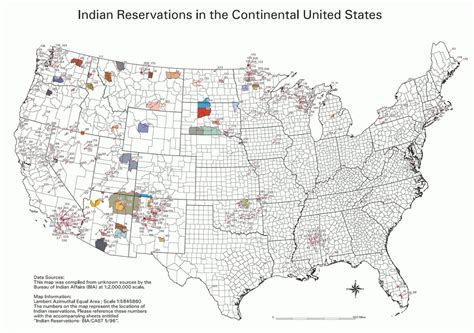 Indian Reservations In The Continental United States [1024x720] Mapporn