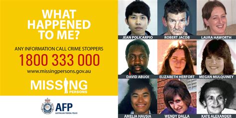 Missing Persons Week 2019 Act Policing Online News