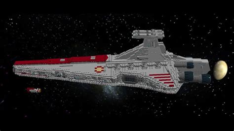 Die schiere größe, die großen und kleinen details, ich finde ihn optisch perfekt. Lego Star Wars Republikanischer Angriffskreuzer UCS [LDD ...
