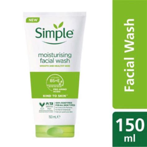 Jual Simple Moisturising Facial Wash 150ml Shopee Indonesia