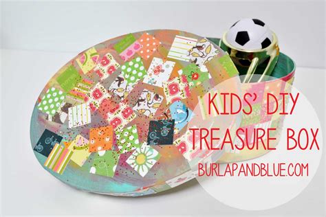 Diy Mod Podged Kids Treasure Box