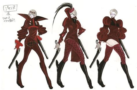 Bayonetta Part Concept Art Jeanne Female Character Design