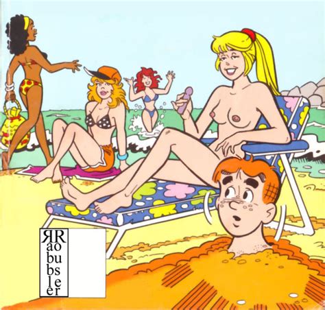 Rule 34 4girls Archie Andrews Archie Comics Beach Betty And Veronica