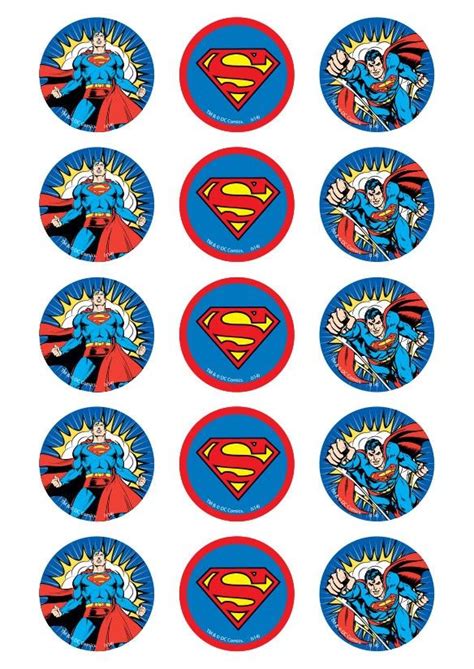 superman 3cm edible cupcake image topper x 24 ubicaciondepersonas cdmx gob mx