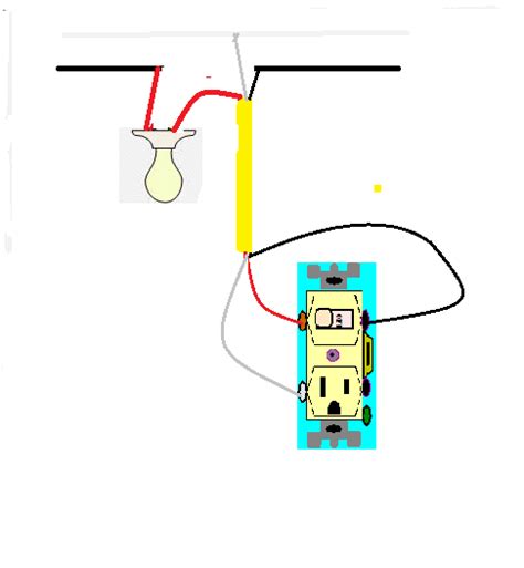 Diagram 2 position selector switch wiring diagram full. electrical - Add combo (switch and outlet) with only two wires out of wall for the current light ...