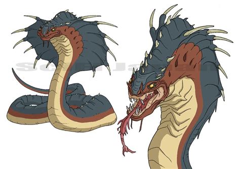 King Cobra Beast Creature Fantasy Beasts Kaiju Monsters