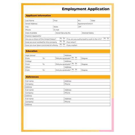 11 Best Practice Job Application Forms Printable Pdf For Free At Printablee